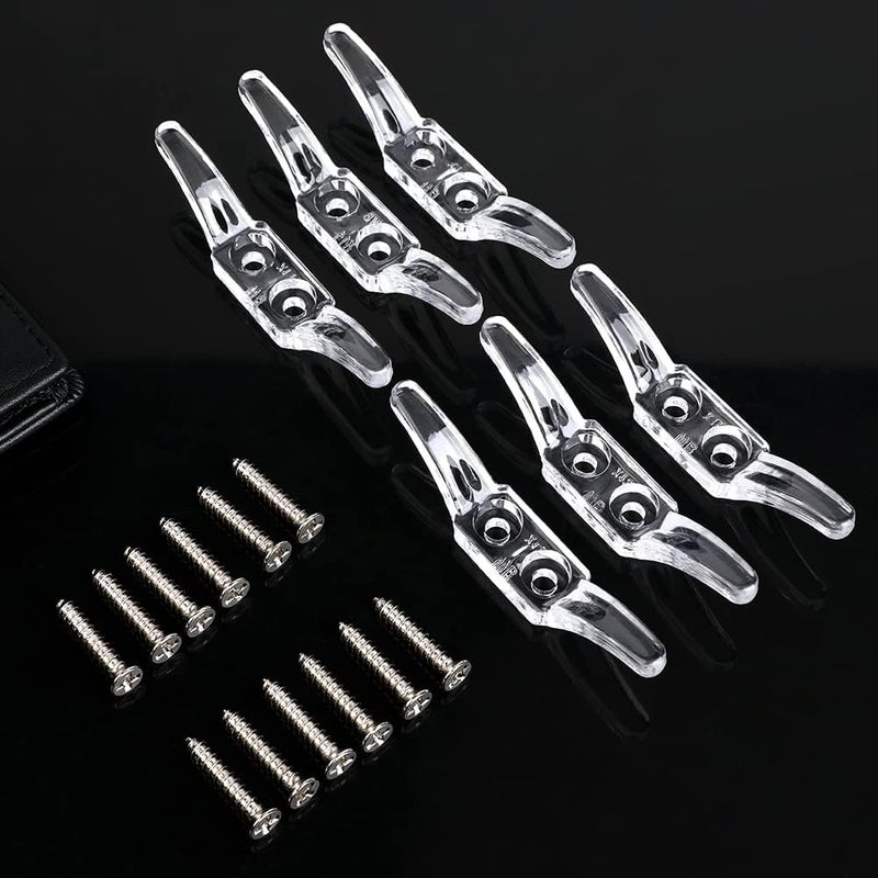 lofrcin Cord Cleats for Blinds, 4pcs Blind Cord Winder with Screws for Window Blinds Curtains Sun Shades Ropes - Image 3